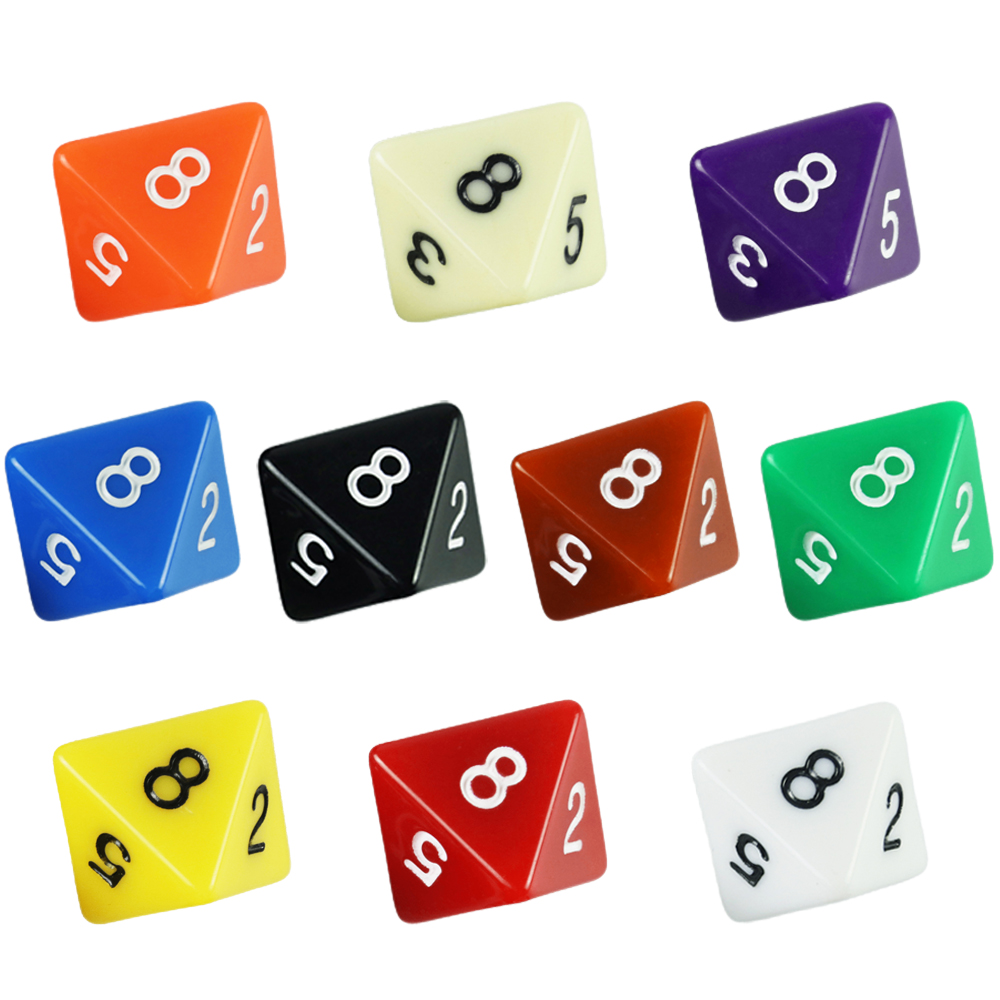 Board Game Digital - D8 Çok Yüzlü Zar Seti 10