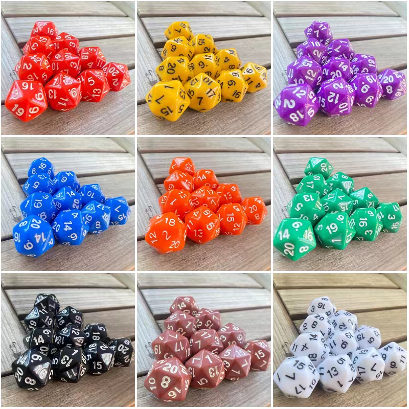 Board Game Pandemic - 10 adet çokyüzlü zar D20 zar