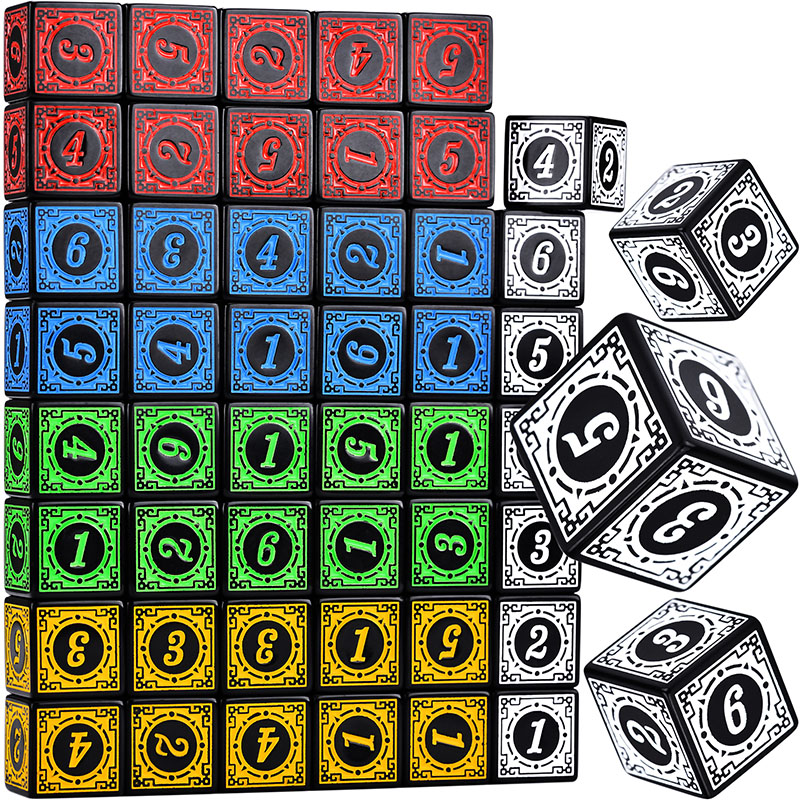 Board Game Pandemic - 10 adet/takım akrilik zar seti D6