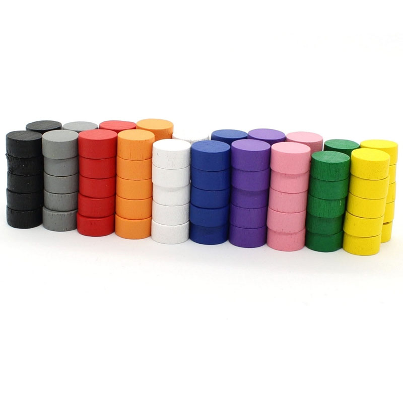 Chess Set Wooden - 10 MM Oyun Diskleri jetonu 10/50/100/200/500