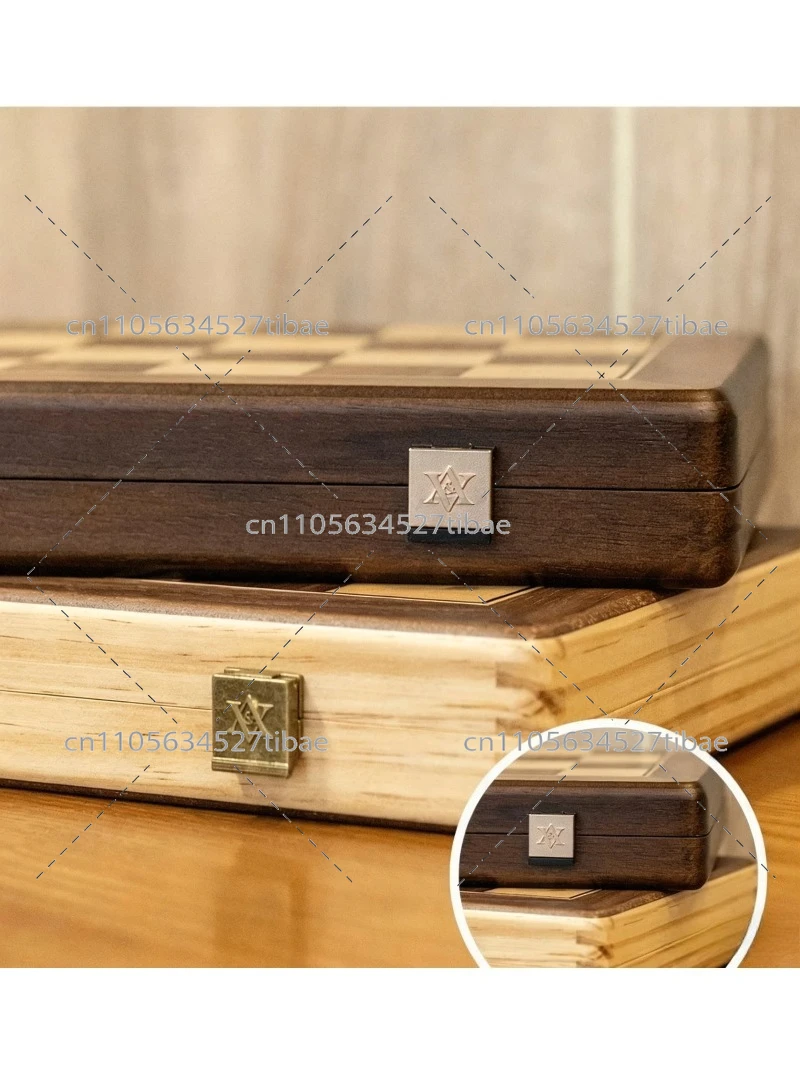 Chess Set Wooden - Manyetik Satranç Seti Masif Ahşap Satranç