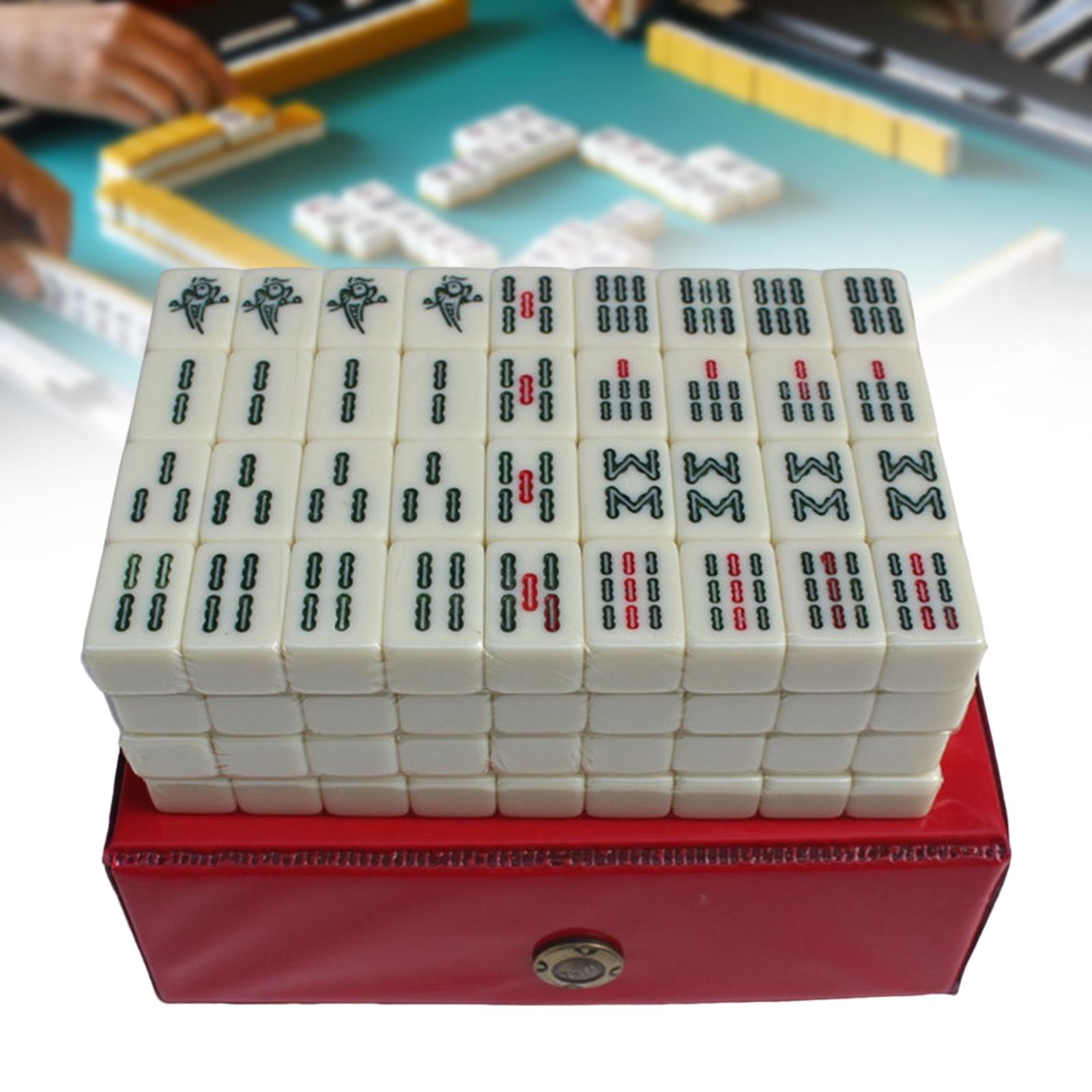 Board Game Dune - Taşınabilir komple Mahjong oyun seti kurulu
