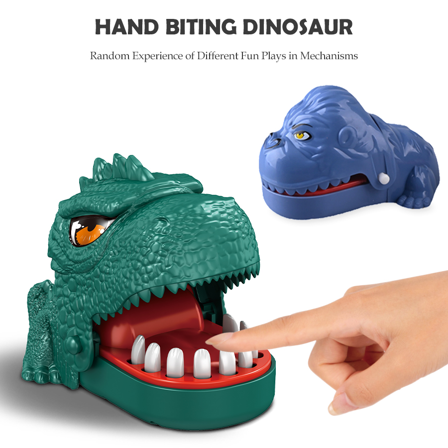 Board Game Electronic Table - Dinozor Dişleri Isırma Parmak Oyuncakları, Diş
