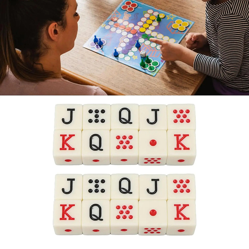 Board Game Ludo - 10 adet/takım 16mm kare köşe akrilik