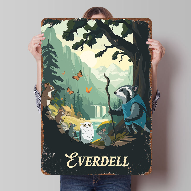 Board Game Inspiration - Everdell Masa Oyunu İlhamı Madeni Levha