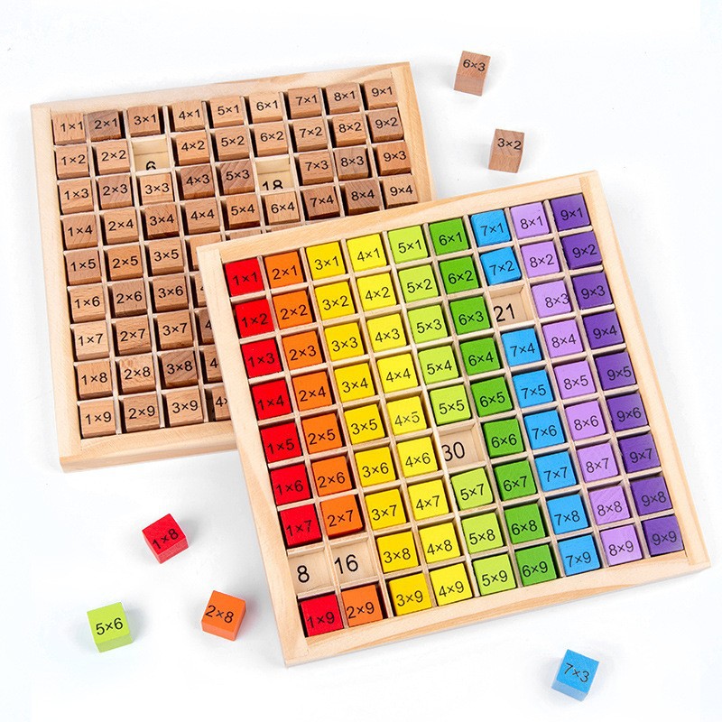 Board Game Word - Montessori Çocuk Eğitici Oyuncakları Ahşap Çarpım
