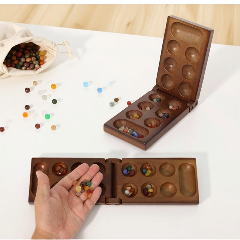 Klasik Mancala Antik Afrika Sa - Chess Set Wooden incelemesi ve fiyatı