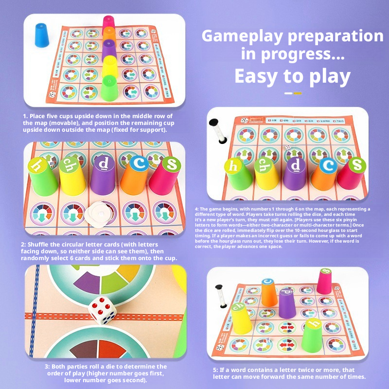 Çocuklar İçin Çin Pinyin Eşleş - Board Game Word incelemesi ve fiyatı