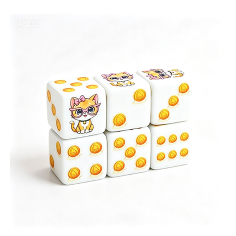 6 adet kedi pençe baskı çokyüz - Board Game Electronic Table incelemesi ve fiyatı