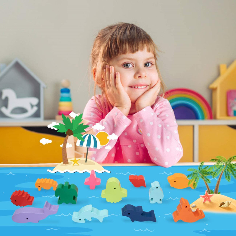 Yeni çocuk Montessori ahşap ha - Board Game Word incelemesi ve fiyatı