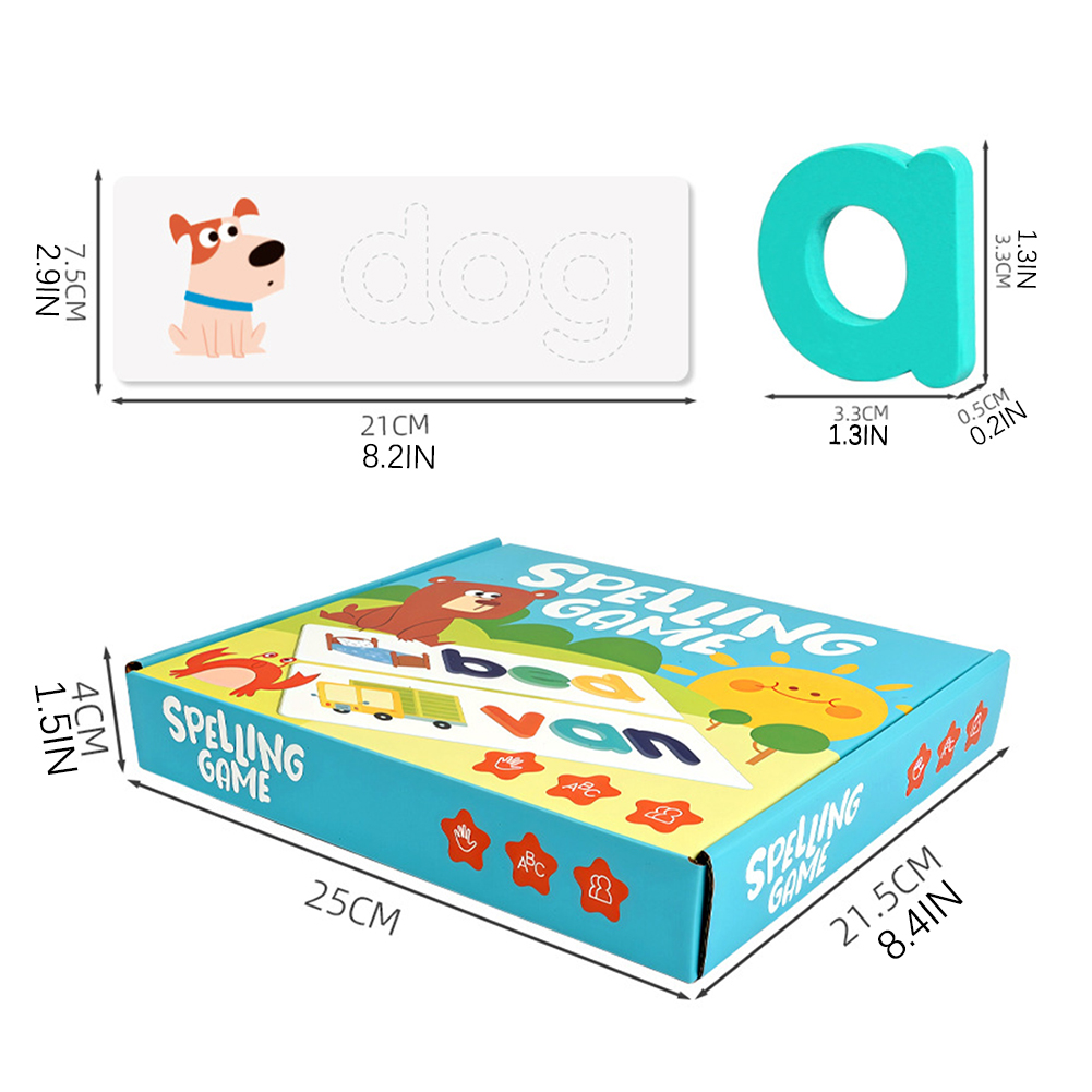 Renkli Alfabe Ahşap Bulmacalar - Board Game English For Kids incelemesi ve fiyatı