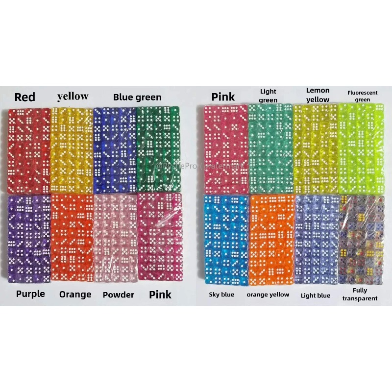 100 Parça Renkli 14mm Akrilik  - Board Game Digital incelemesi ve fiyatı