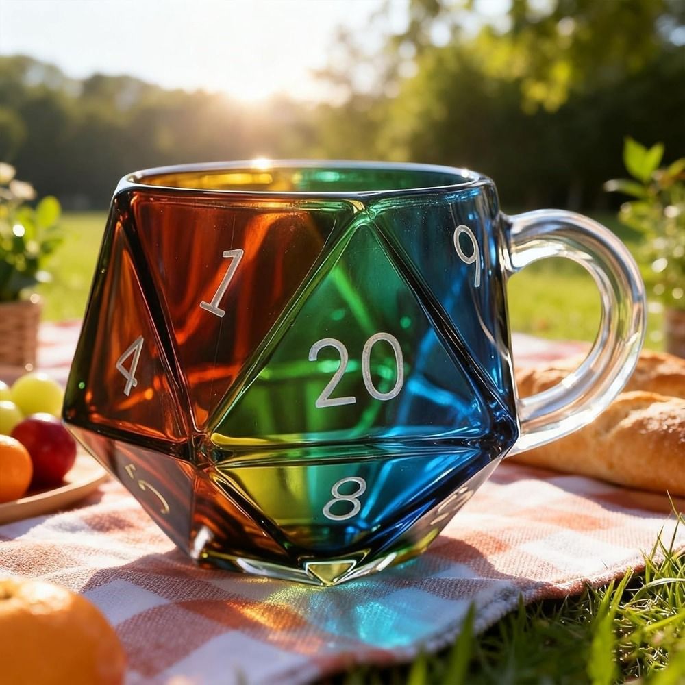 Şeffaf Cam Gökkuşağı D20 Zar K - Board Game Pandemic incelemesi ve fiyatı