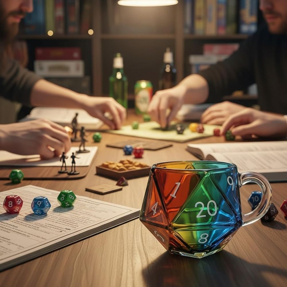 Şeffaf Cam Gökkuşağı D20 Zar K - Board Game Pandemic incelemesi ve fiyatı