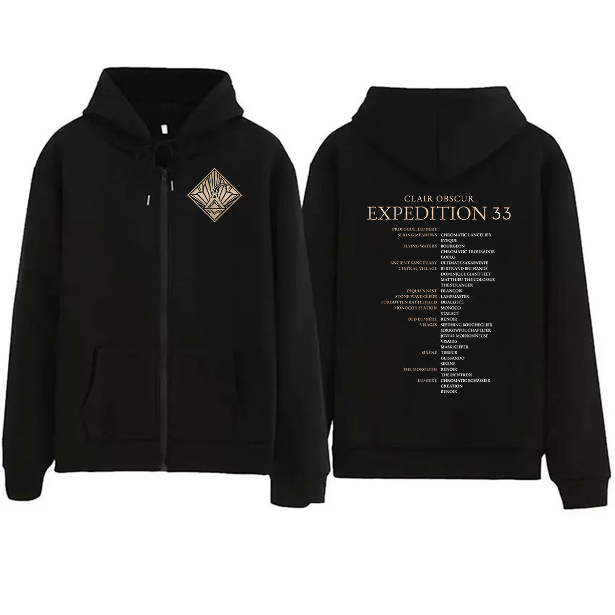 Zip Up Hoodie Clair Obscur Exp - Board Game Who Is It incelemesi ve fiyatı