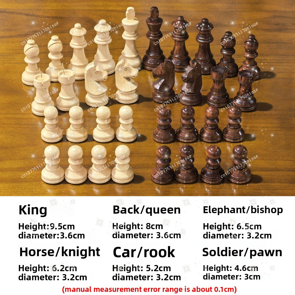 3,75 inç Standart Yarışma Büyü - Chess Set Wooden incelemesi ve fiyatı