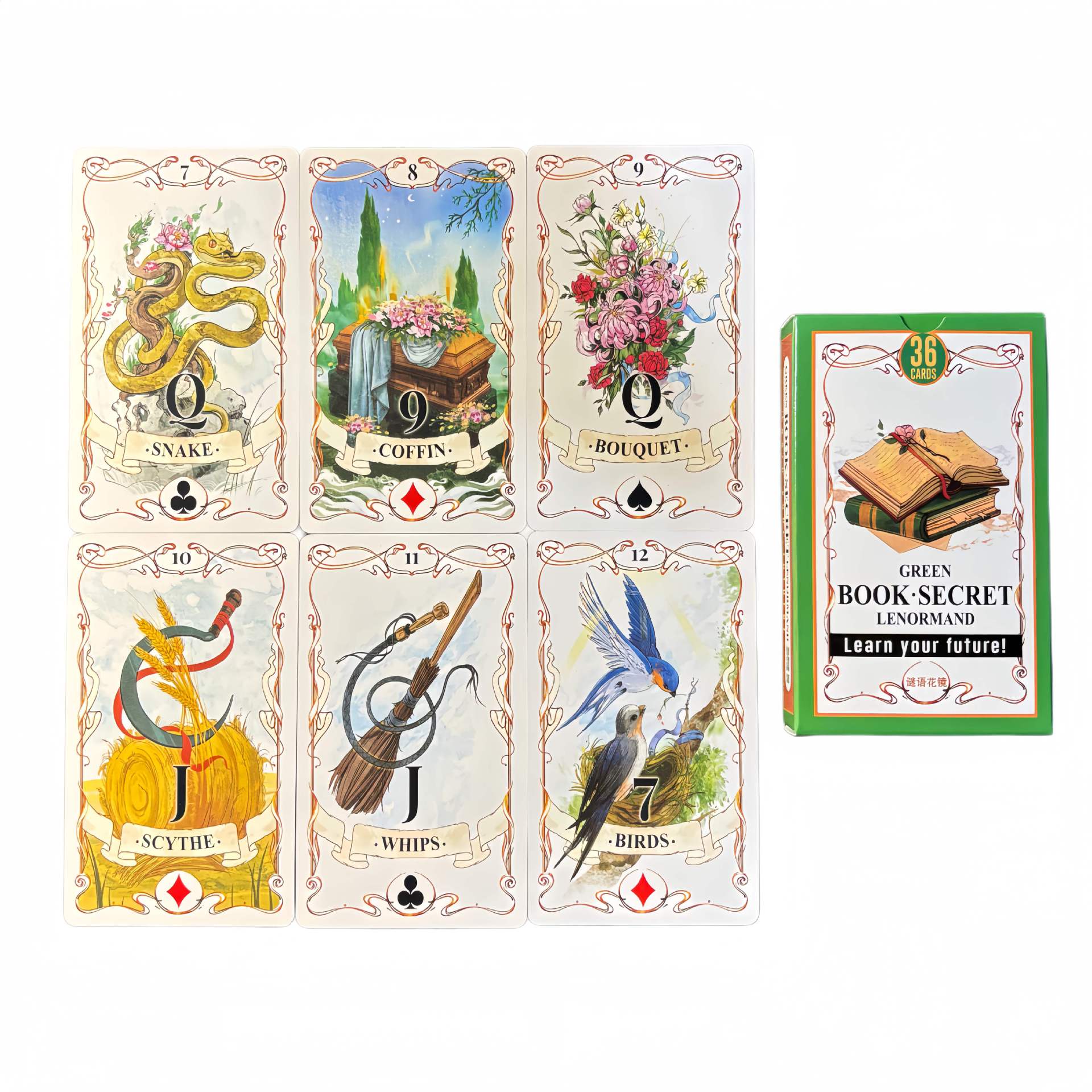 Yeşil Kitap Gizli Lenormand Ke - Board Game Quantum incelemesi ve fiyatı