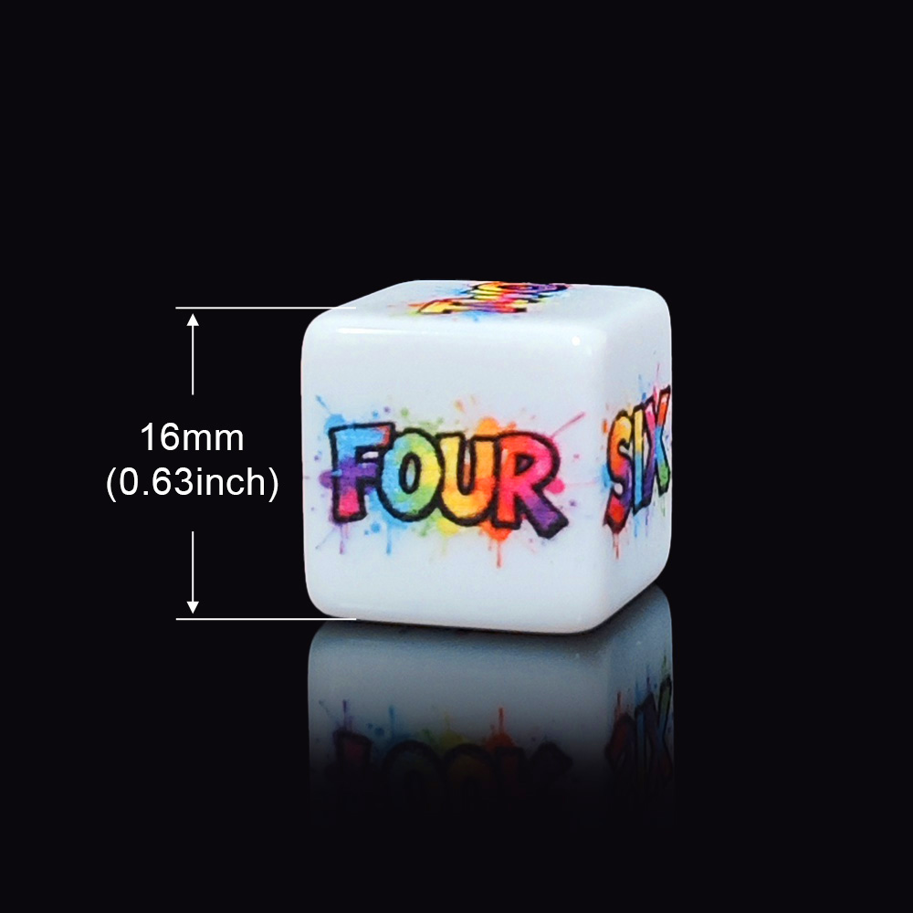 12 Adet 16MM Renkli Sıçratmalı - Board Game English For Kids incelemesi ve fiyatı