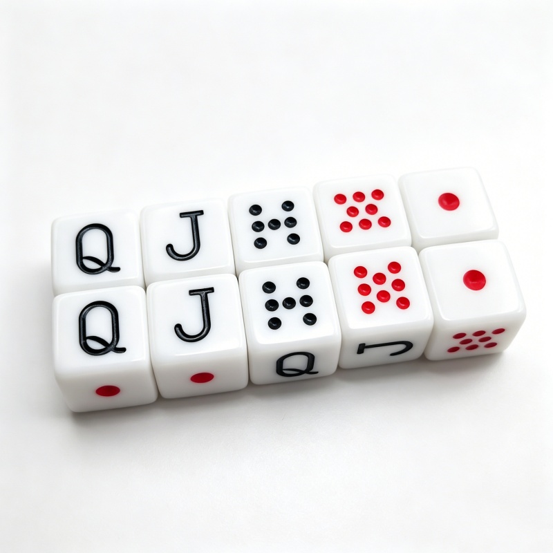10 adet/takım 16mm Poker Zar O - Board Game Ludo incelemesi ve fiyatı