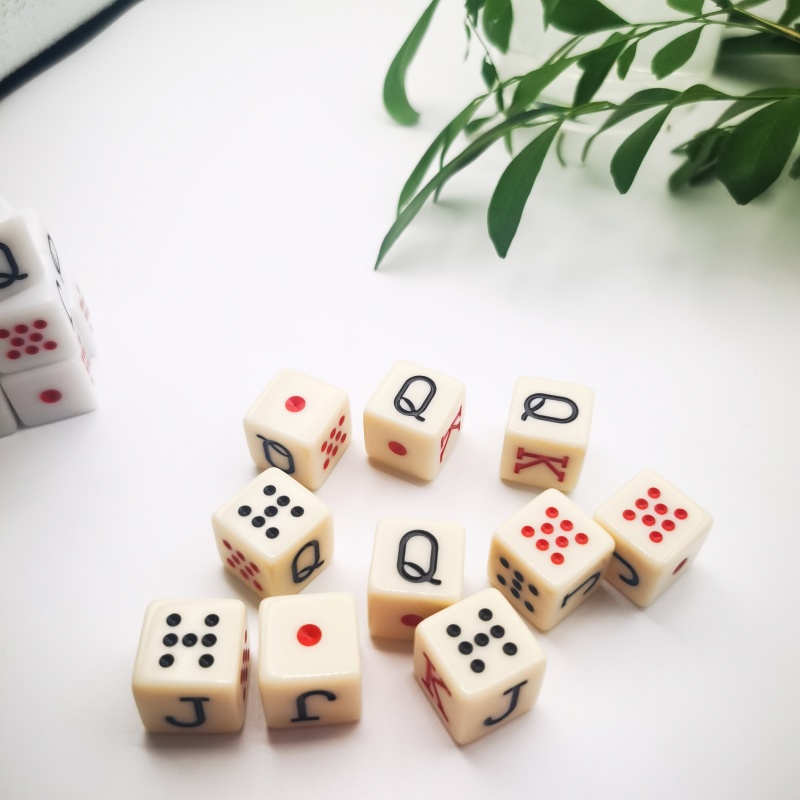 10 adet/takım 16mm Poker Zar O - Board Game Ludo incelemesi ve fiyatı