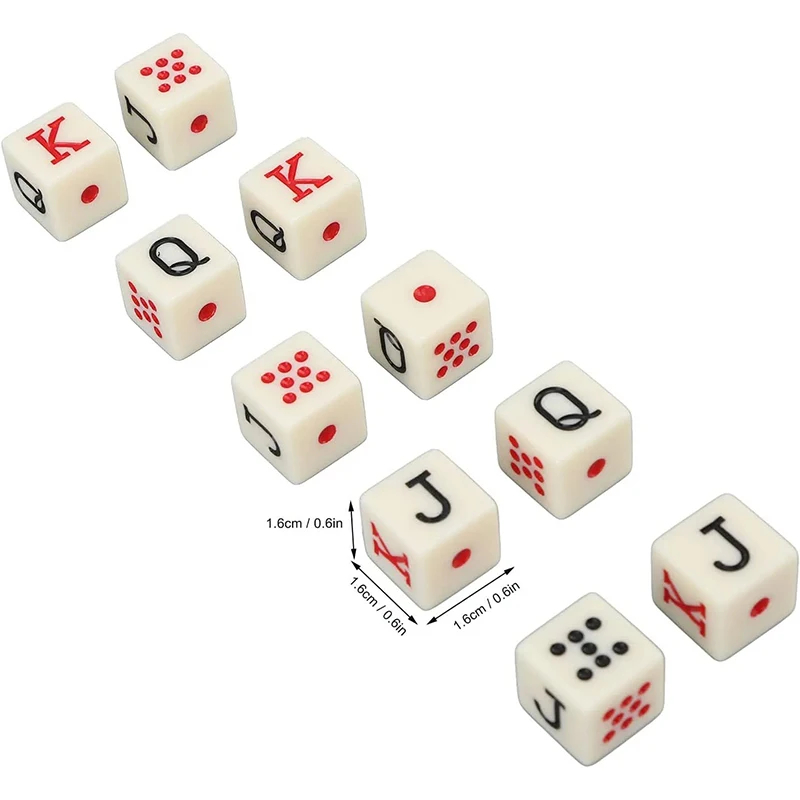 10 adet/takım 16mm Poker Zar O - Board Game Ludo incelemesi ve fiyatı