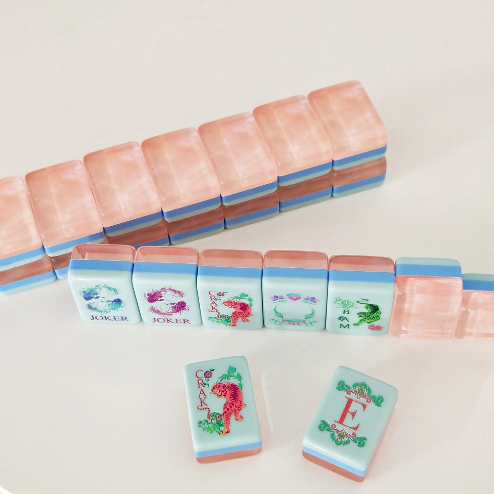 Yeni Trend İnci Pembe Akrilik  - Board Game Mahjong incelemesi ve fiyatı